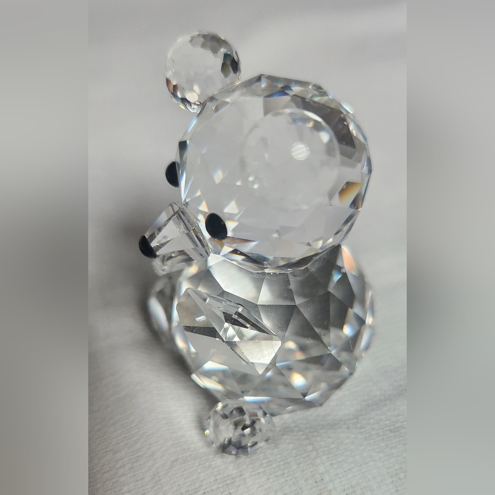 Swarovski Crystal Bear with Black Accents - Picture 9 of 14
